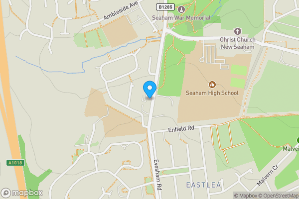 Map location for Dovedale Court, SEAHAM, County Durham, SR7 0HL