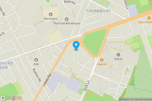 Map location for 5 Linden Avenue, Bradford, West Yorkshire, BD3 7AL