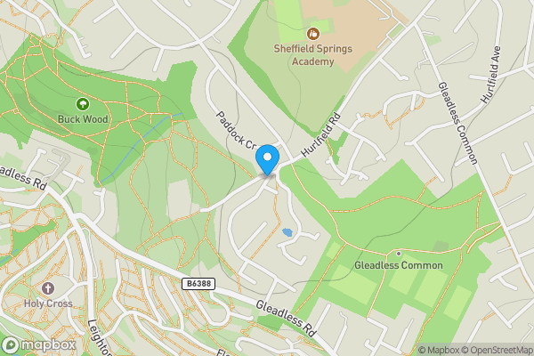 Map location for Hurlfield Barn - 290a Hurlfield Road, Sheffield, South Yorkshire, S12 2SL