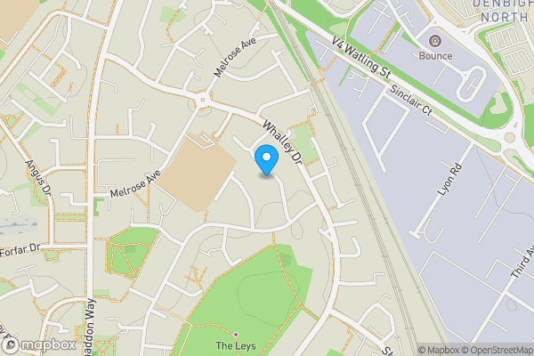 Map location for 27 The Linx, Bletchley, Buckinghamshire, MK3 6JN