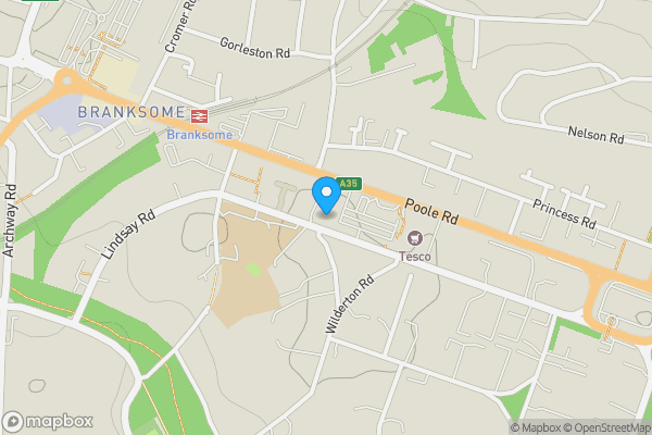 Map location for Flat 16 Melton Court, 37 Lindsay Road, Poole, BH13 6BH