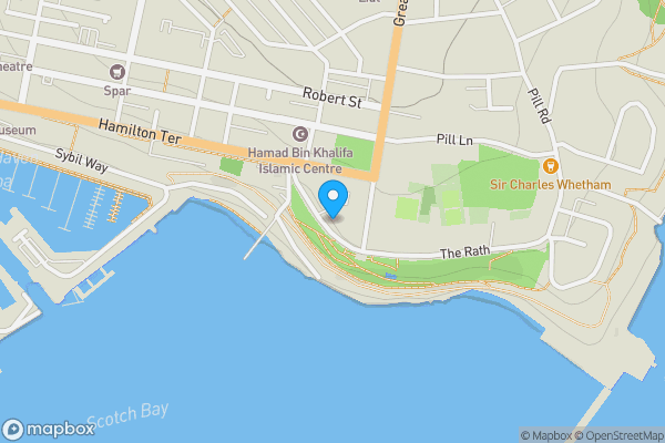 Map location for Pier Cottage , Pier Road , Milford Haven , SA73 3JR