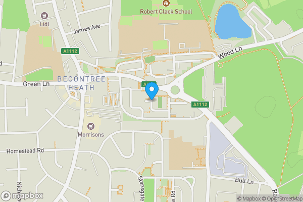 Map location for 89 Laburnum House, Bradwell Avenue, Dagenham, RM10 7AF