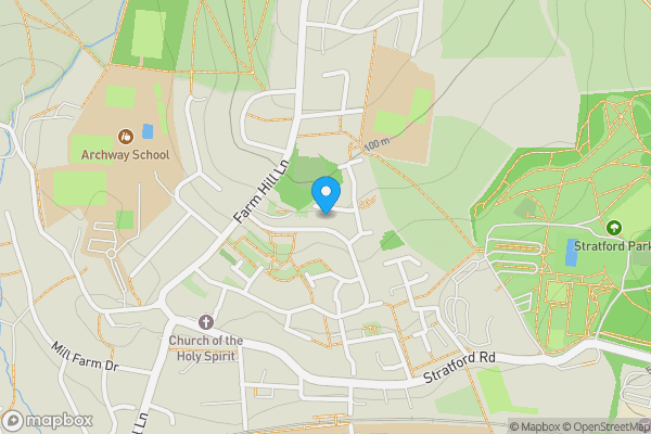 Map location for 20 Allen Drive, Stroud, Gloucestershire, GL5 4DT