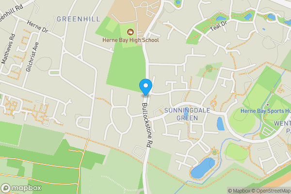 Map location for Bullockstone Road, Herne Bay, Kent, CT6 7NN