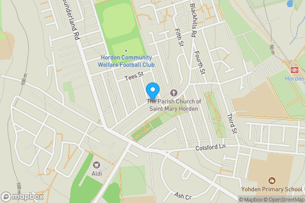 Map location for 5 Warren Street, Horden, Peterlee SR8 4NA