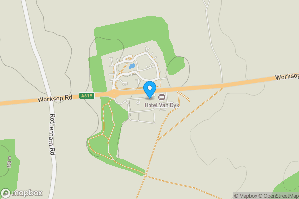 Map location for Wildes House, Worksop Road, Clowne, Chesterfield  S43 4TD