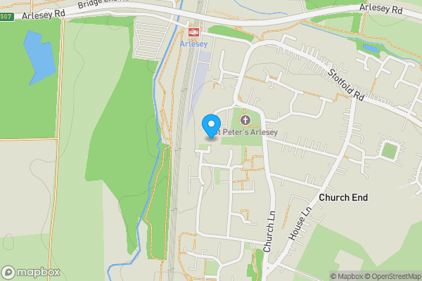 Map location for Grove Court, Arlesey, Bedfordshire, SG15 6UZ