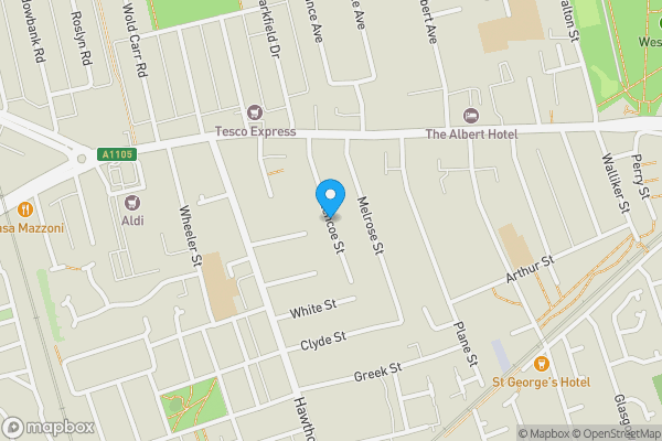 Map location for Glencoe Street, HULL, HU3 6HS