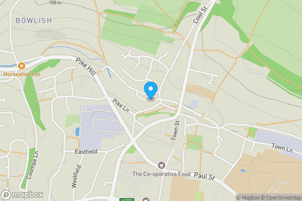 Map location for The Crown Inn, Draycott Road, Shepton Mallet, BA4 5HP