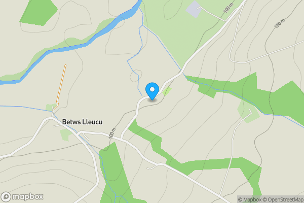 Map location for Y Bwthyn, Llwynygroes, Tregaron, Dyfed, SY25 6QF