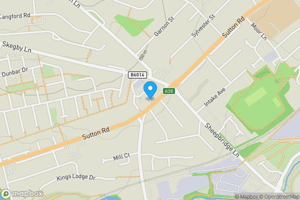 Map location for Spindle Court, MANSFIELD, Nottinghamshire, NG19 6PW