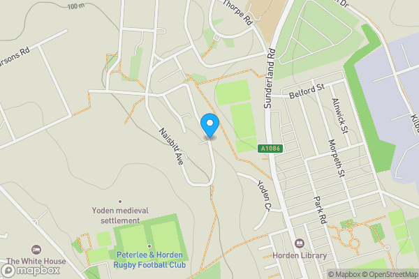 Map location for Bruce Kirkup Road, PETERLEE, County Durham, SR8 4BJ