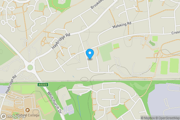 Map location for 33 Haybridge Avenue, Telford, TF1 5JR