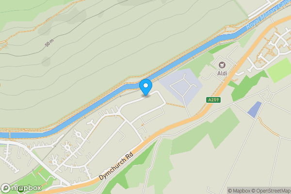 Map location for Romney Way, Hythe, Kent, CT21 6PN