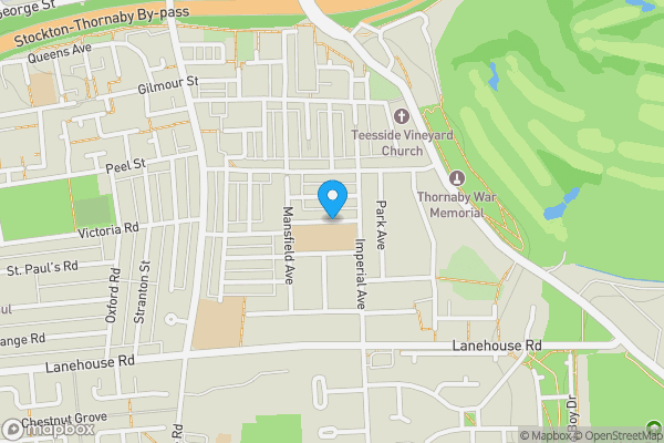 Map location for Eric Avenue, Stockton-on-Tees, Cleveland, TS17 7JJ