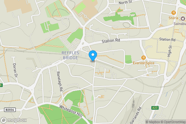 Map location for Flat 4, 37 Linkfield Street, Redhill, Surrey, RH1 6BW