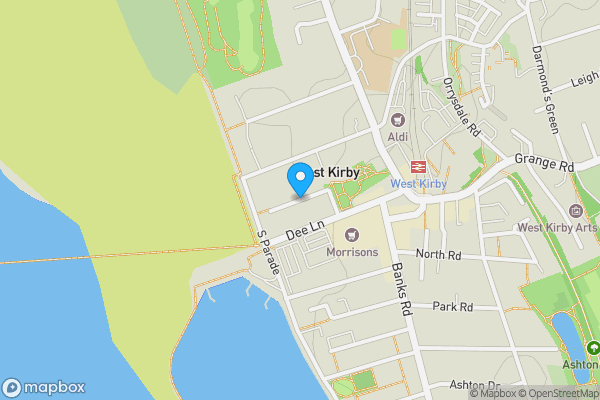 Map location for Sandlea Park, Wirral, Merseyside, CH48 0QE