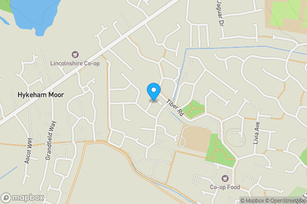 Map location for 20 Caesar Road North Hykeham, Lincoln, Lincolnshire, LN6 9FN