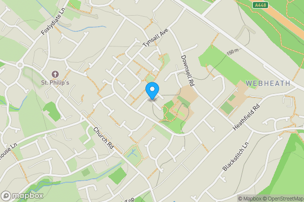 Map location for Michaelwood Close, Redditch, Worcestershire, B97 5YB