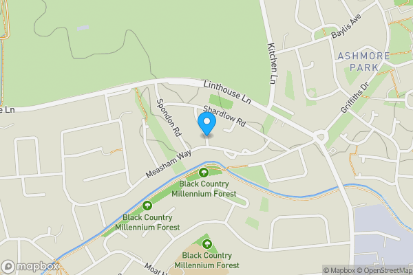 Map location for Overseal Road, West Midlands, WV11 3AX