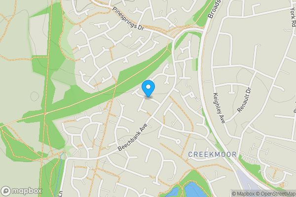 Map location for Land @ Hawthorn Drive, Poole, Dorset, BH17 7UP