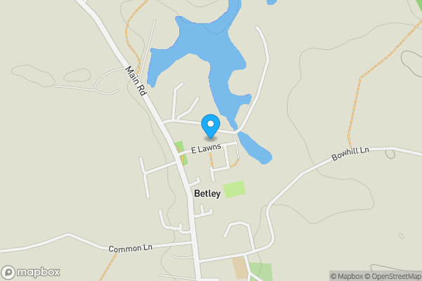 Map location for 22 East Lawns, Betley, Crewe, CW3 9AG