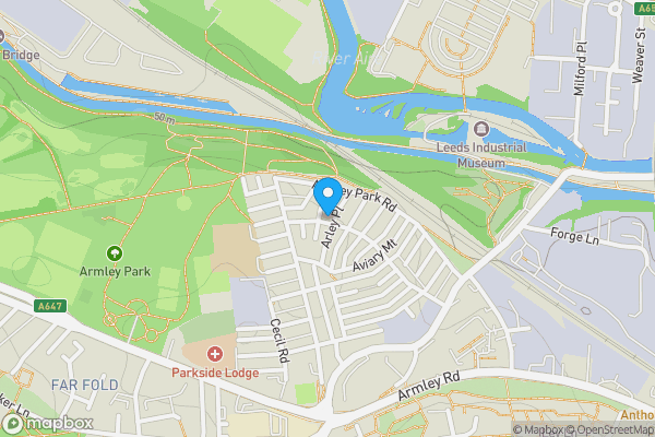 Map location for 20, Arley Place, LEEDS, West Yorkshire, LS12 2PB
