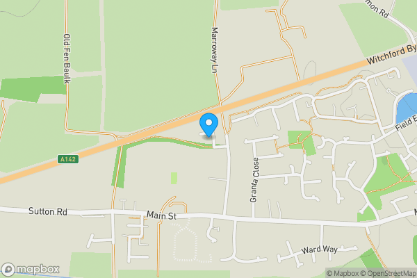 Map location for Land at Grannys End Road, Witchford, Cambridgeshire, CB6 2UN