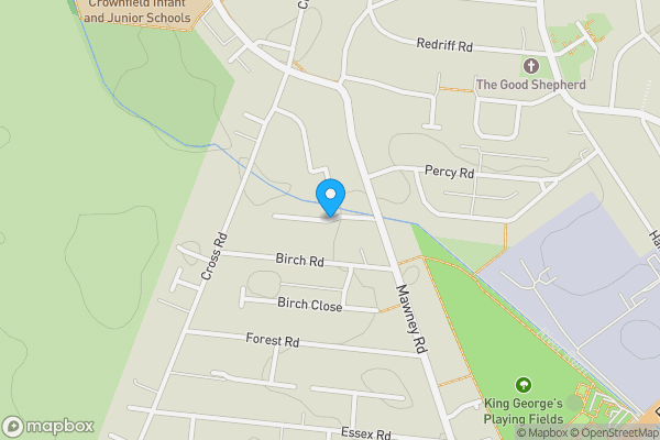 Map location for Abbotts Close, Romford, Essex, RM7 8QU