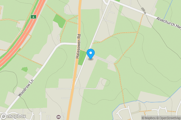 Map location for Land adjacent to 573 Birmingham Road, Lydiate Ash, Bromsgrove, B61 0HT