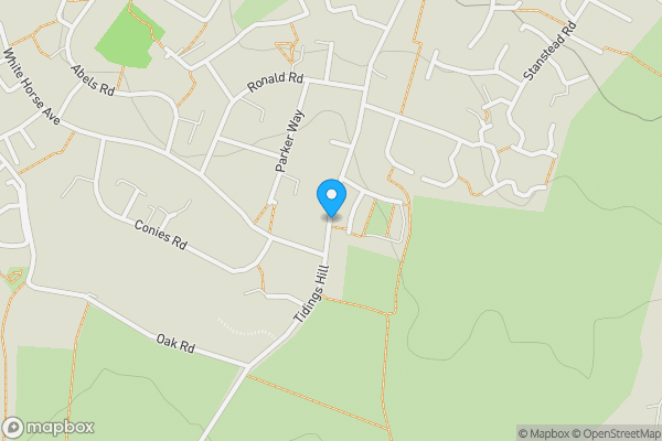 Map location for Tidings Hill, Halstead, Essex, CO9 1ND