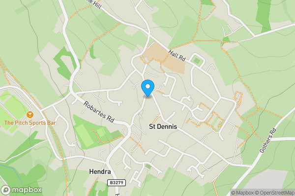 Map location for 5 Fore Street, St. Dennis, St. Austell, Cornwall, PL26 8AF