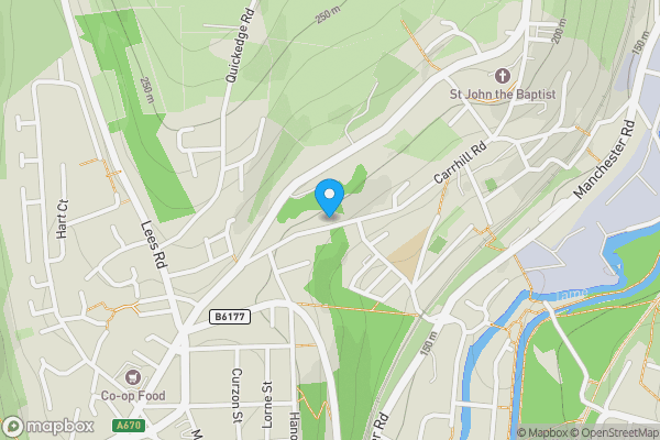 Map location for Ash Lea, Carrhill Road, Mossley, OL5 0BL