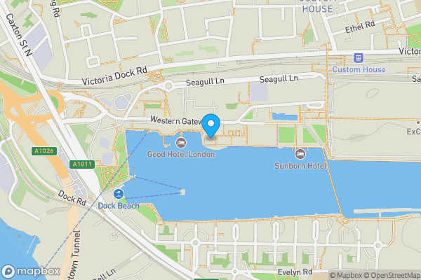 Map location for Coral Apartments, Western Gateway, London, E16