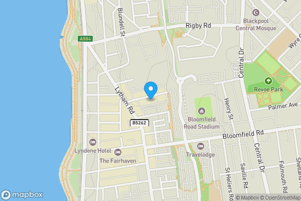 Map location for 17 Lonsdale Road, Blackpool, Lancashire, FY1 6EE