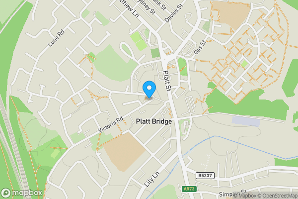 Map location for 13 Millers Lane, Wigan, Lancashire WN2 5DE