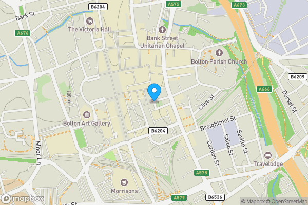 Map location for Room 4, The Pack Horse, 17 Nelson Square, Bolton, BL1 1AQ