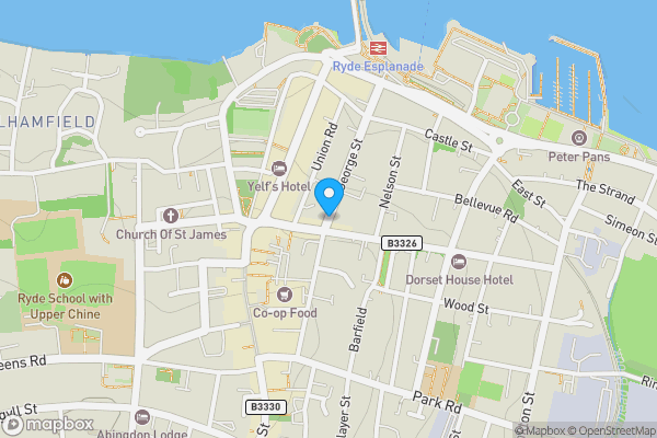 Map location for George Street, Ryde, PO33 2EN