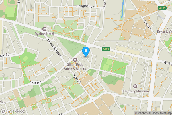 Map location for Lancaster Street, NEWCASTLE UPON TYNE, Tyne and Wear, NE4 6EU