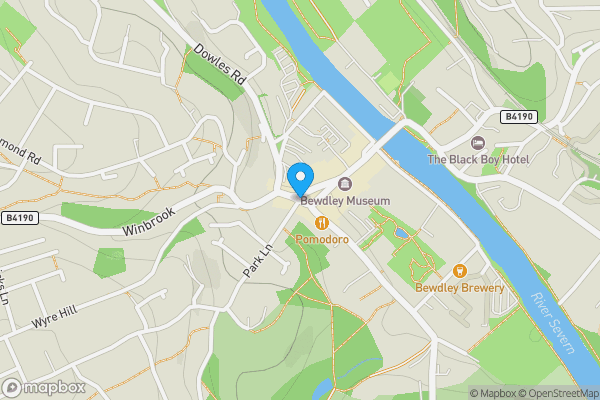 Map location for Load Street, Bewdley, Worcestershire, DY12 2AS