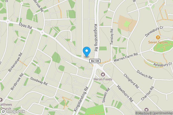 Map location for 9 Dyas Road, Great Barr, Birmingham, B44 8SF