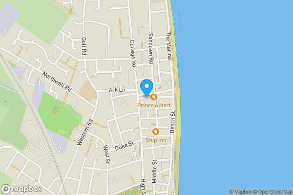 Map location for Alfred Square, DEAL, Kent, CT14 6LR