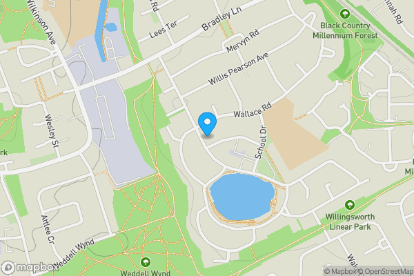 Map location for 1 Rocket Pool Drive, Bilston, Wolverhampton, WV14 8BH