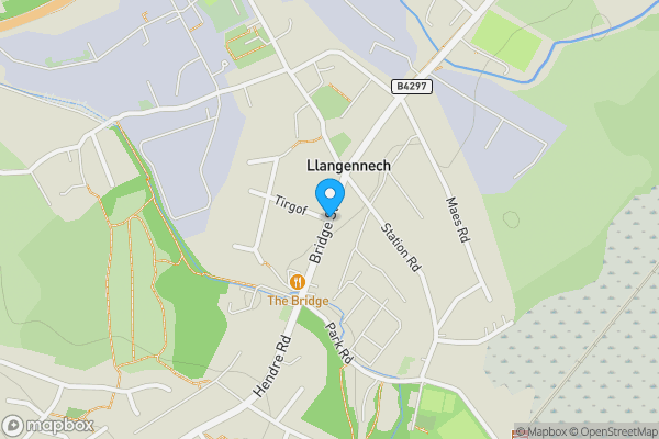 Map location for Bridge Street, Llanelli, Dyfed, SA14 8TW