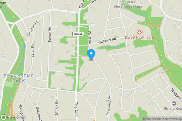 Map location for Flat 4 Mellwood, 9 Tower Road, Poole, Dorset, BH13 6HX