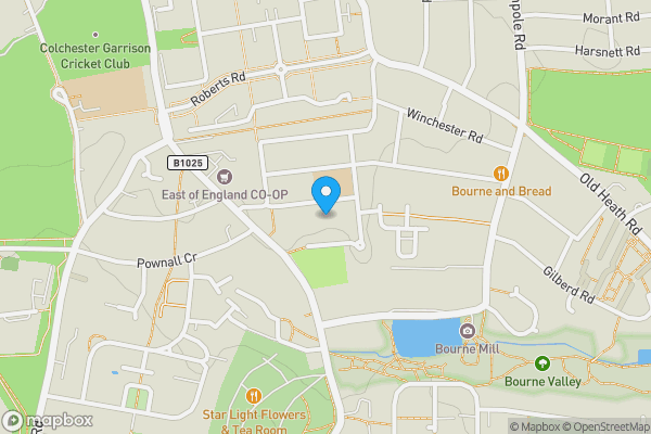 Map location for 39 Claudius Road, Colchester, CO2 7RR