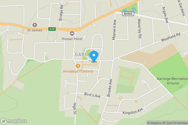 Map location for 33 Crow Hill Road, Margate, Kent, CT9 5PF