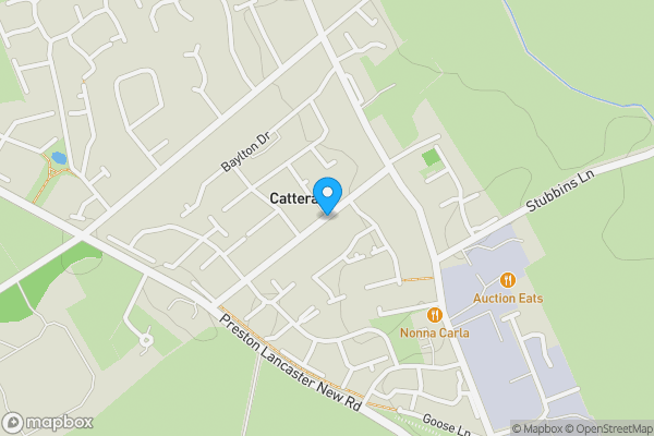 Map location for Eden House Catterall Lane, Preston, Lancashire, PR3 0PA
