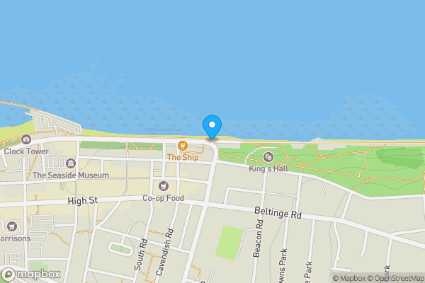 Map location for East Cliff Parade, Herne Bay, Kent, CT6 5HU